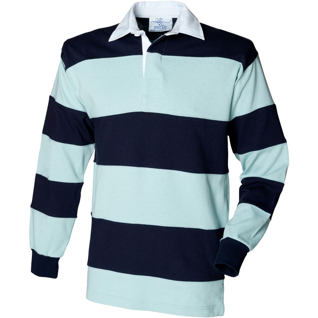 Image produit Camisa de rugby de manga comprida com listras costuradas fr008