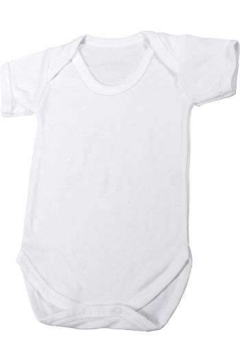 Baby short-sleeved bodysuit ar850 - White