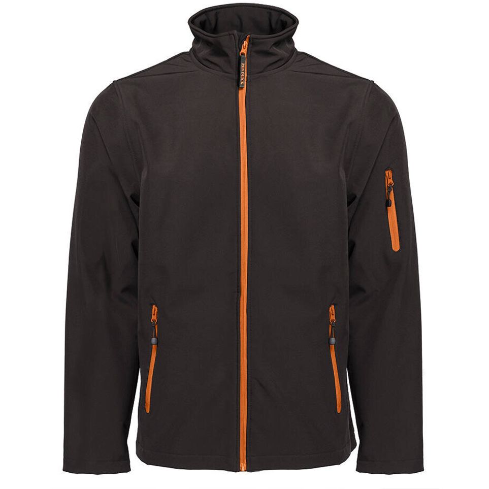 black/orange