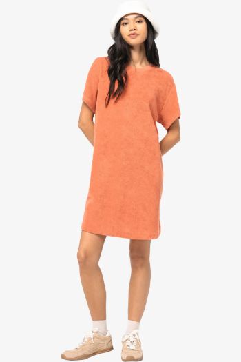 Image produit Robe t Shirt éponge à épaules Tombantes Femme Women's tee-shirt dress ns5028