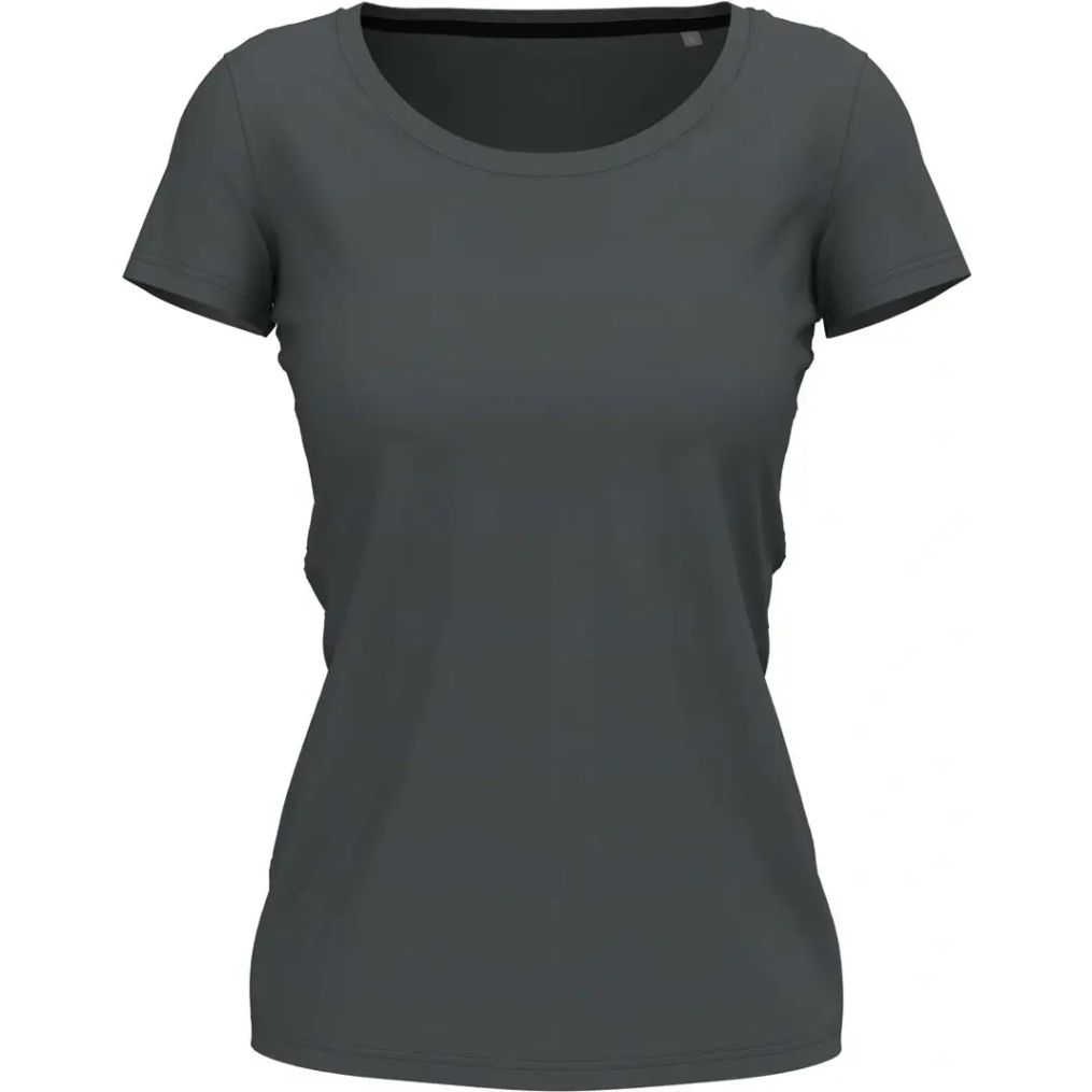 Image produit Claire crew neck Tee shirt Frau Baumwolle elastisch st9700