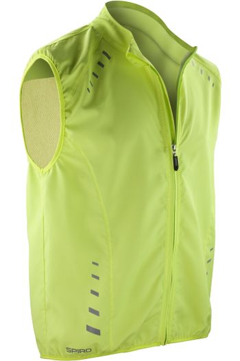 bikewear crosslite casaco cortavento poliéster leve s259x - Neon green