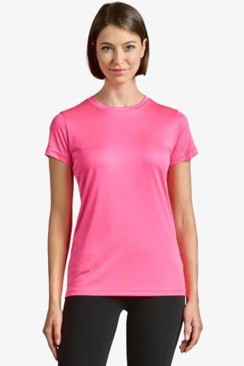 Image produit Kvinnors prestanda-t-tröja polyester vit 3521f