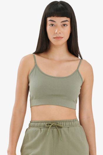 Image produit Women's sustainable fashion cropped cami top Dames crop top hemdje sk230