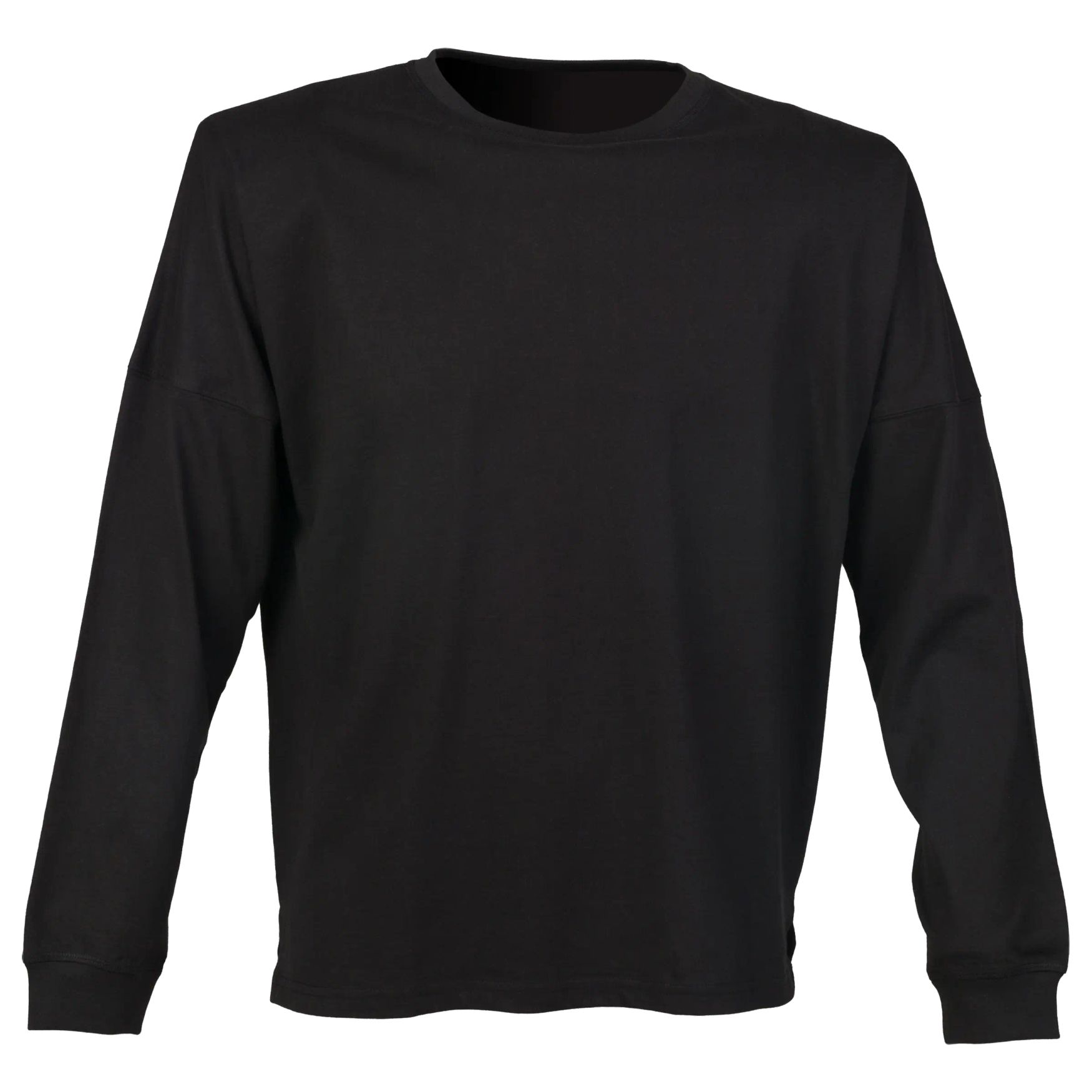 Unisex drop shoulder sweat sf514 - Black