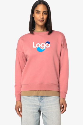 Image produit Sweat-shirt à col rond à épaules tombantes femme
