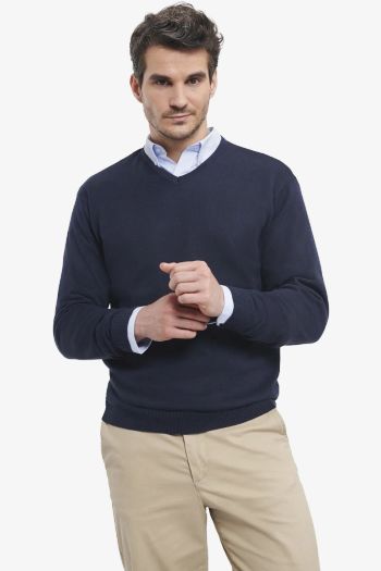 Image produit Pullover col v Homme Sweter z dekoltem V 0r710m0