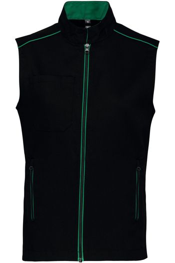 Gilet dagligen man k6148 - Black / Kelly green
