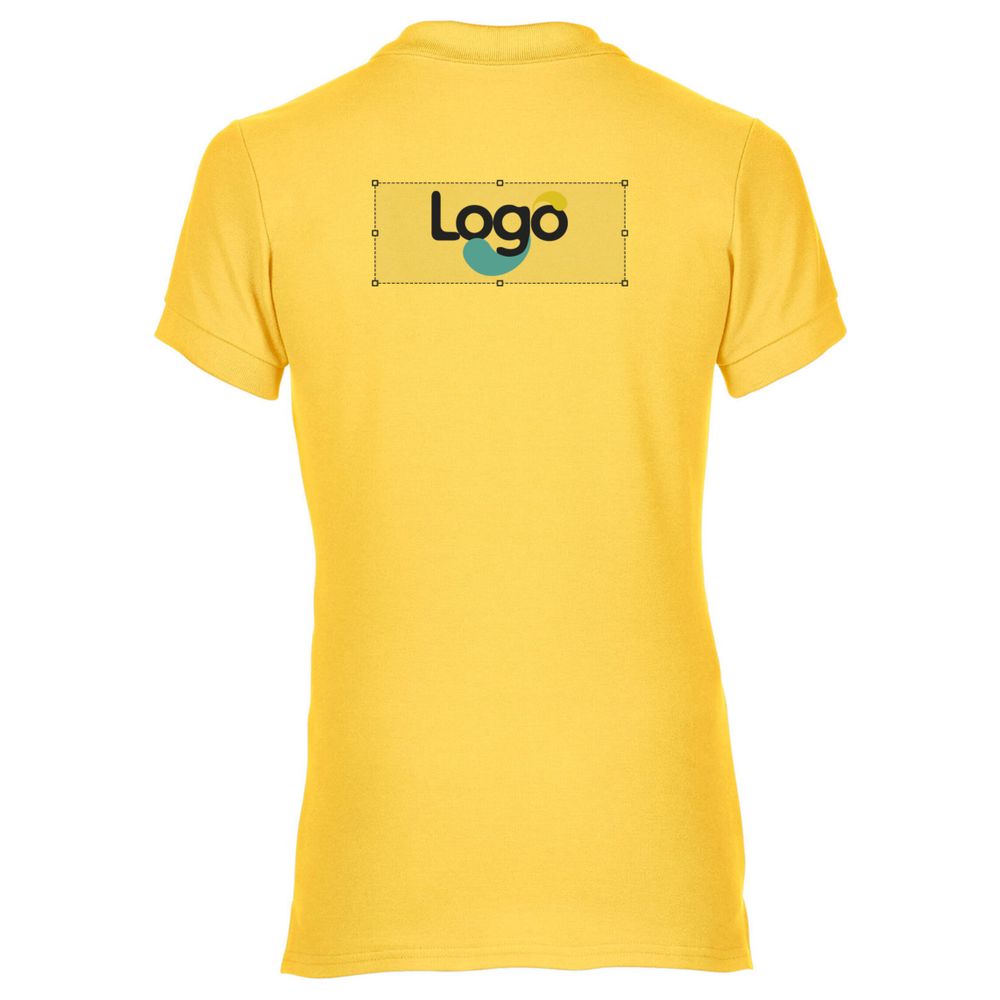 Premium cotone polo a doppio pizzo 85800l personalizzazione - Daisy