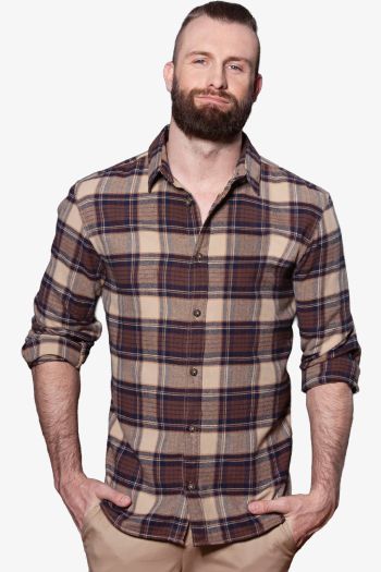 Image produit Men s Checked Shirt Urban Trend Rutig herrskjorta bm9