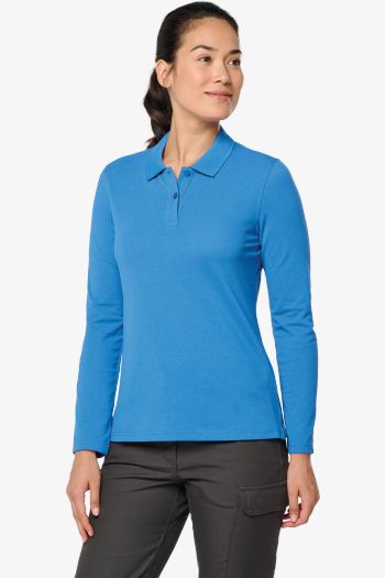 Image produit Long-sleeved polo for women wk277