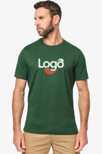Image produit T-shirt z kolorem rundym ekologicznie odpowiedzialnym dla mężczyzn wk302