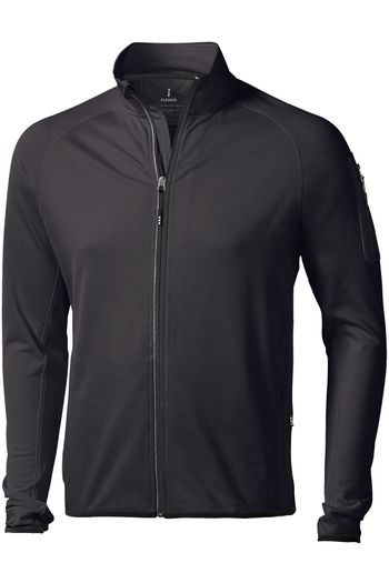 Full zip fleece jacket mani power 39480 - Solid black