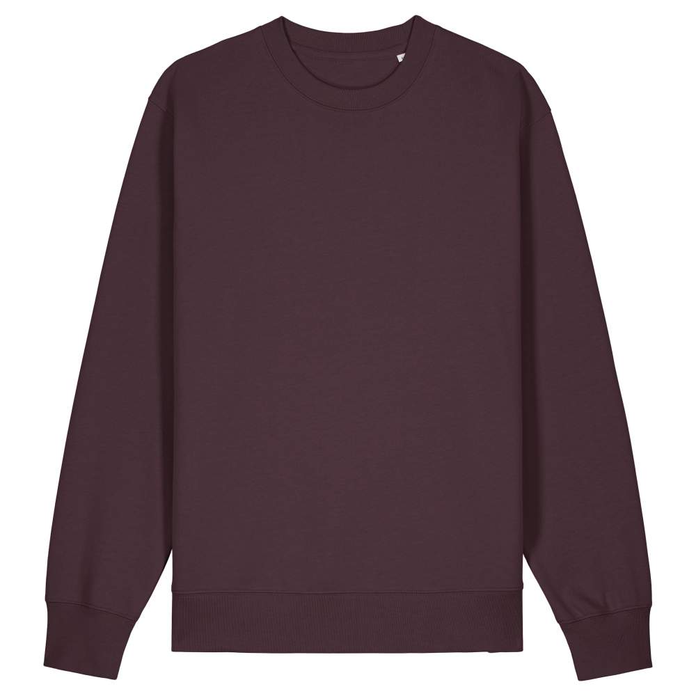Cambio 2.0 Maglione in cotone biologico personalizzazione stsu178 - Red brown