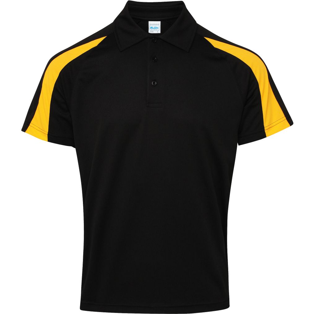 Image produit Polo in polyester traspirante contrastata jc043
