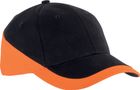 black/orange