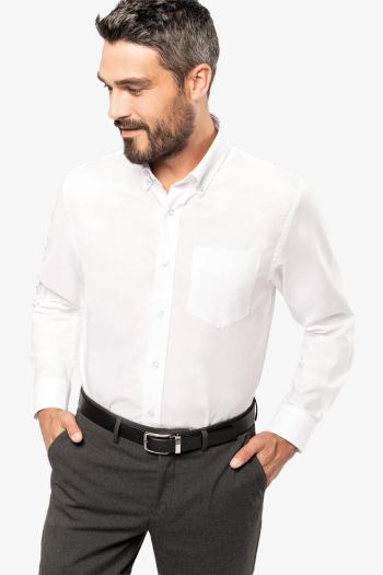 Image produit Camisa oxford mangas compridas k533