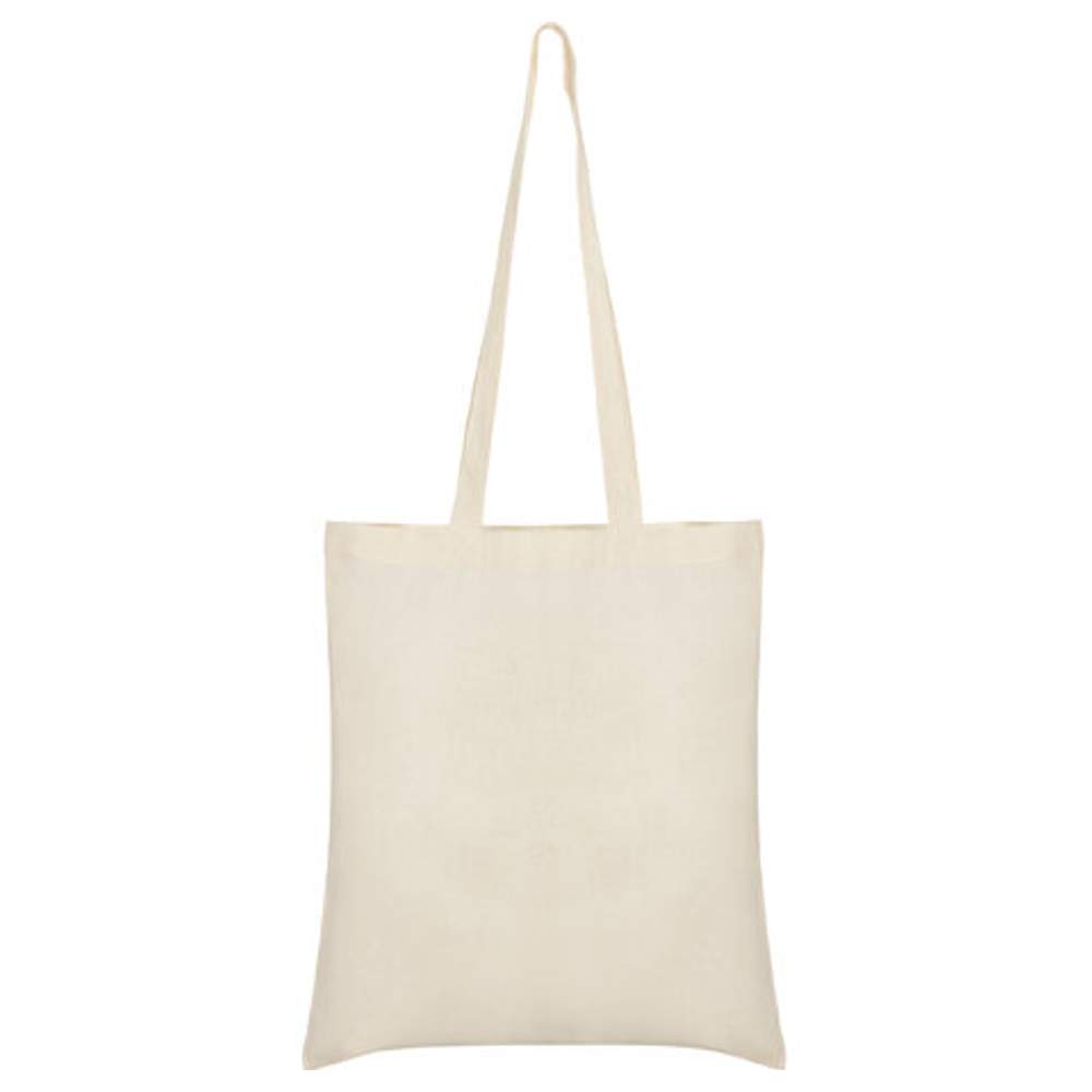 Hill BO7601 Tote Bag en Coton à Anses Longues - Beige
