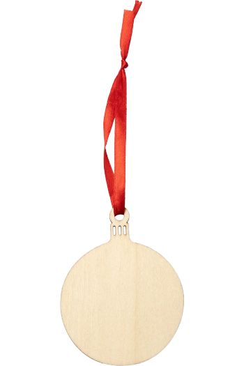 Jingle sfera natalizia in legno st-xm1305-bo - Beige