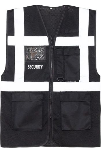 Mesh-Sicherheitsweste seckxcmmf - Black