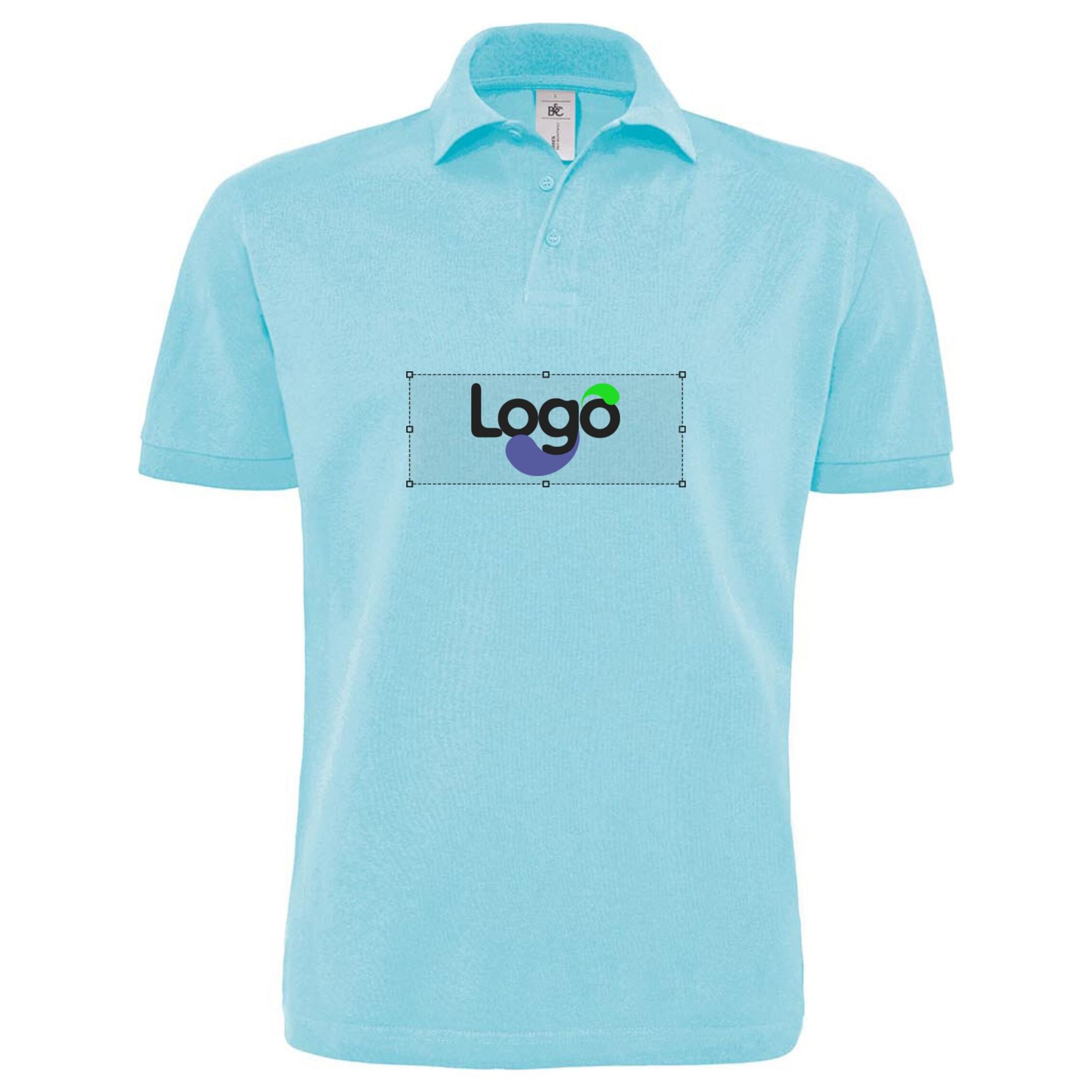 Piqué polo heavymill Polo coton textile personnalisation pu422 - Turquoise