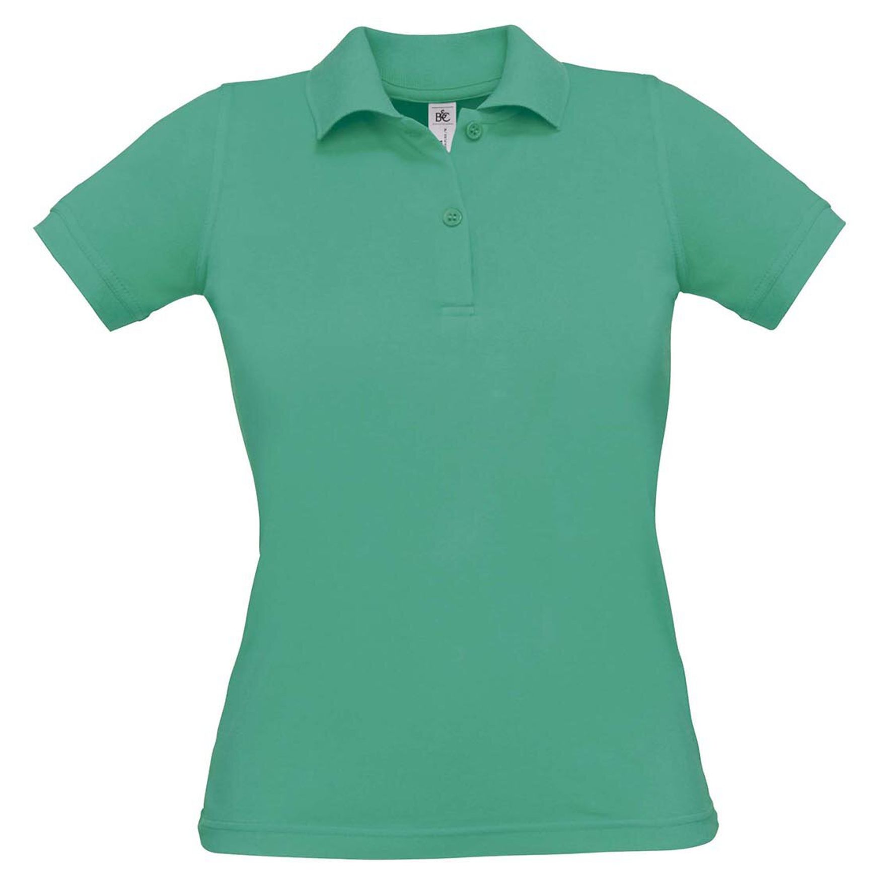 Polo coton piqué Safran pure women personnalisation pw455 - Pacific green