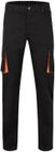 black/orange