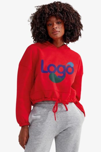 Image produit Short oversized t-shirt med hætte til kvinder tr085