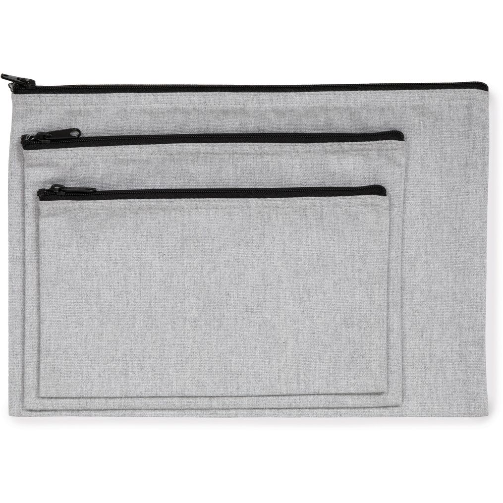 Image produit Pochete zippée recyclée ki5701
