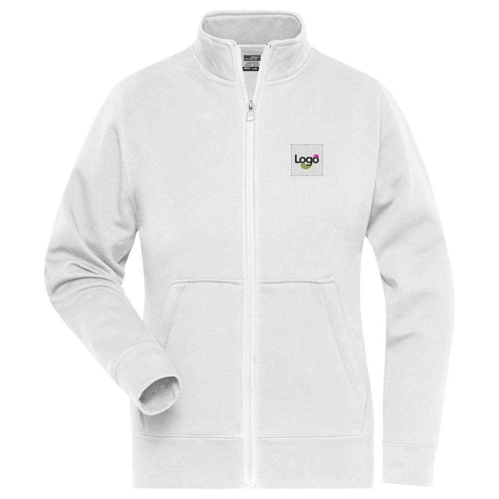Casaco de trabalho doubleface jn1809 personalizado - White