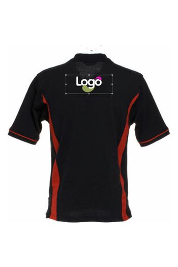 Polo Scottsdale kk617 - Black / Red