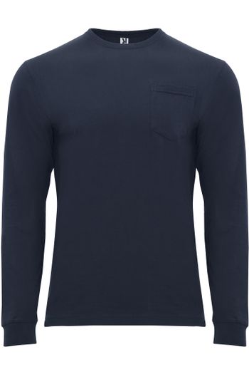 Maglietta Shiba a maniche lunghe in cotone ca1219 - Marine