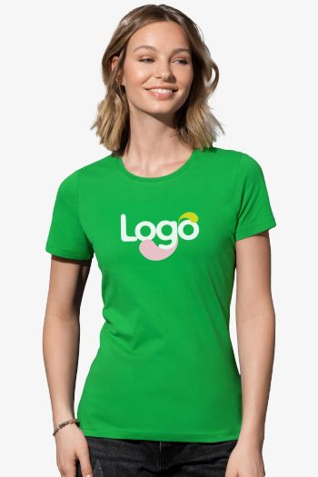 Image produit Classic-t Tee shirt feminino em algodão jersey ajustado st2600