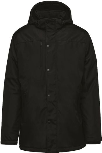 Parka met afneembare kap k656 - Black