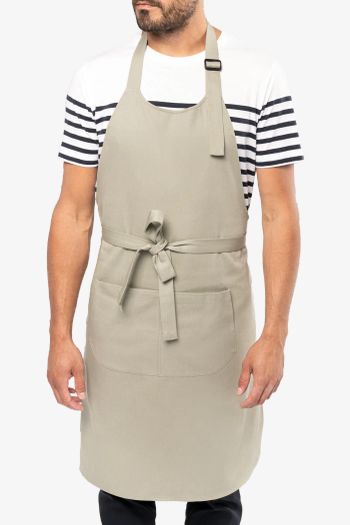 Image produit Apron with pocket in organic cotton k8007