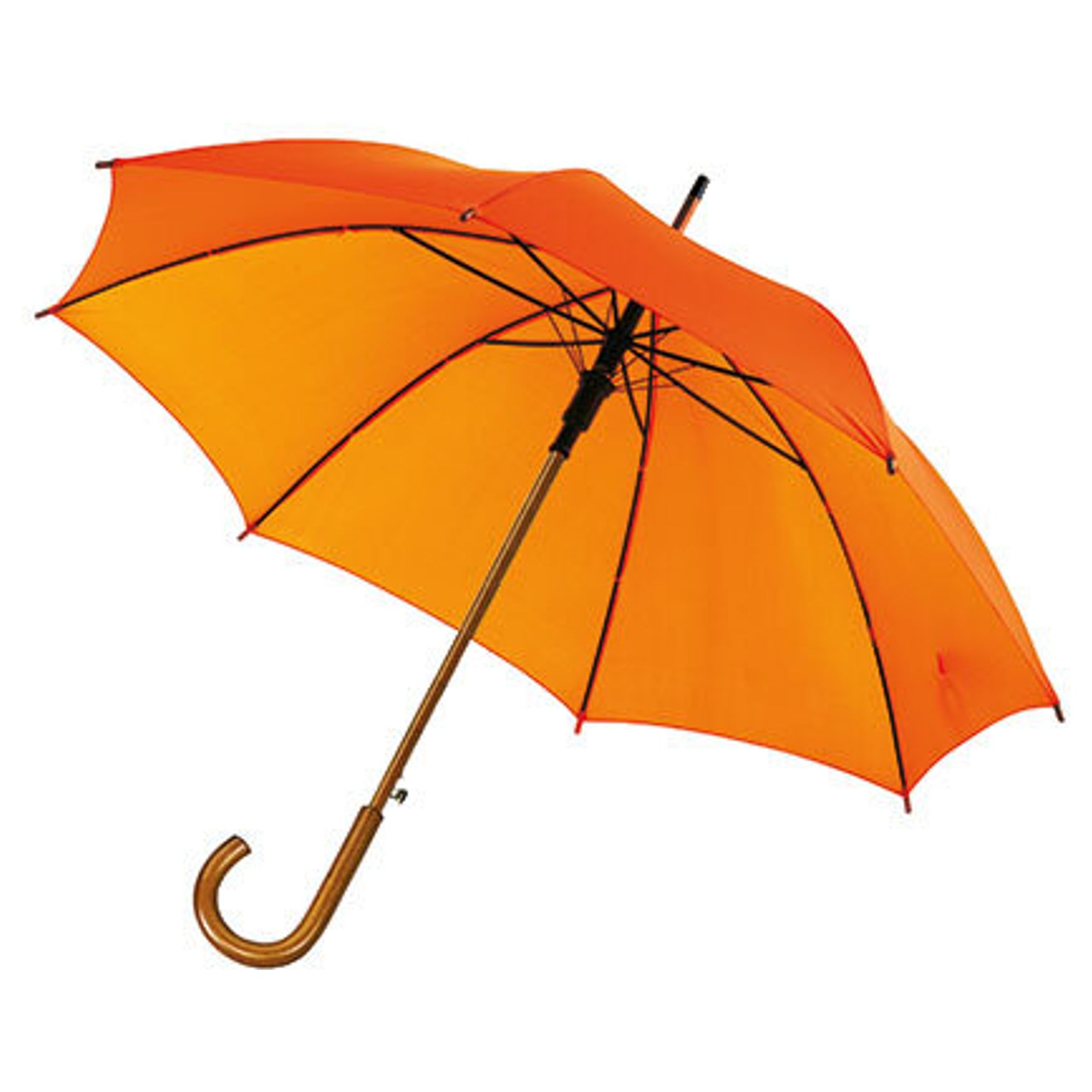 Automatic umbrella cane nylon 01032 - Orange