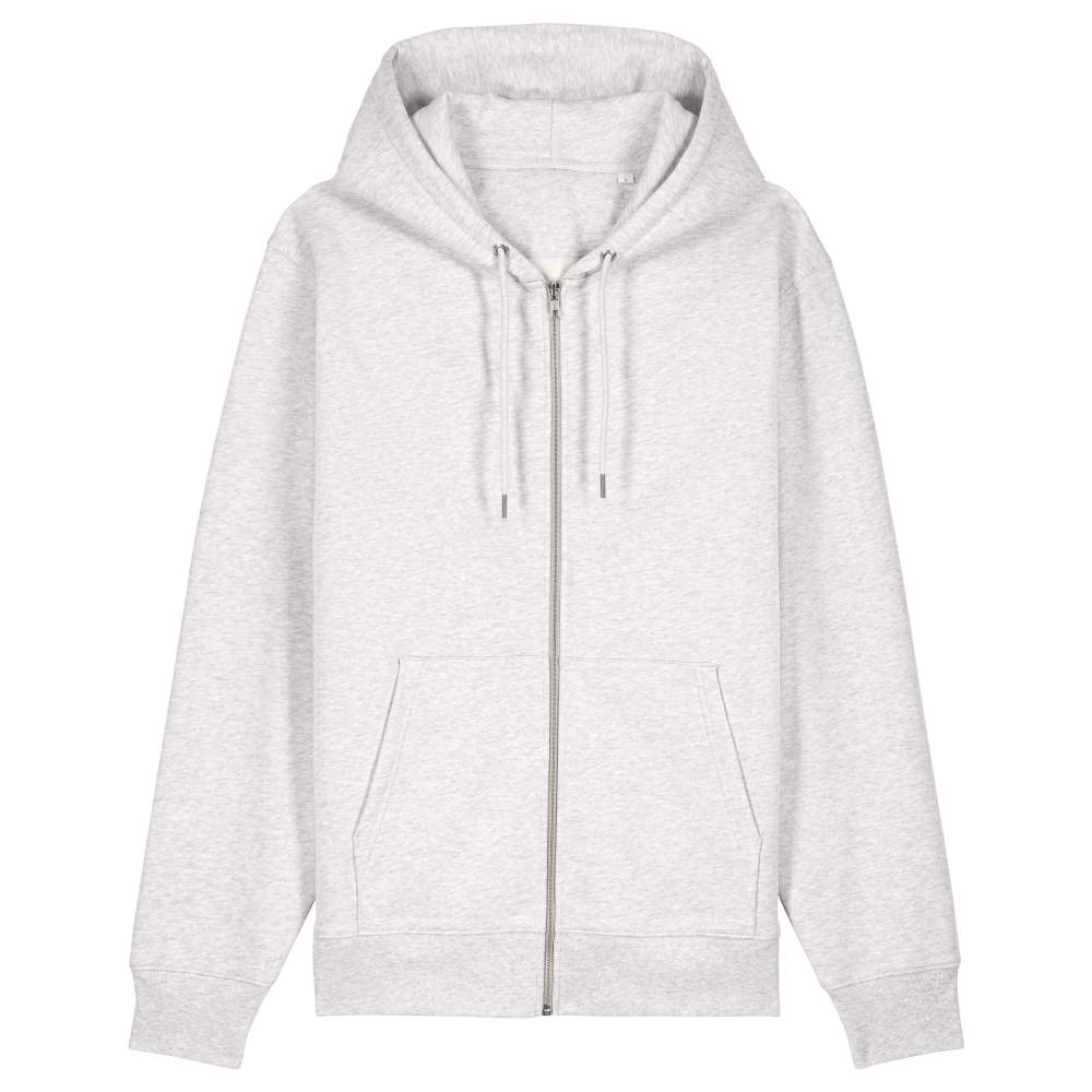 Cultivator 2.0 Prenda de algodón con cremallera personalización stsu179 - Cool heather grey