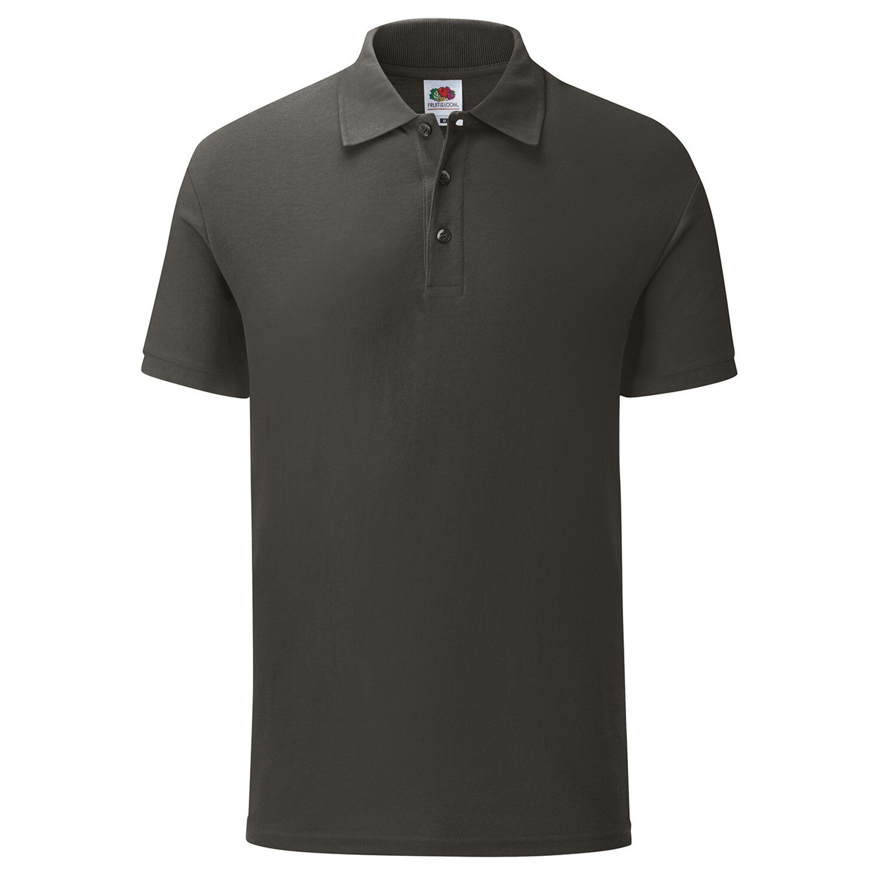 Iconic polo polo in cotone a maniche corte 63-044-0 - Graphite clair