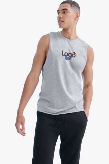 Image produit Men's high neck slash armhole vest Vest męski sf232