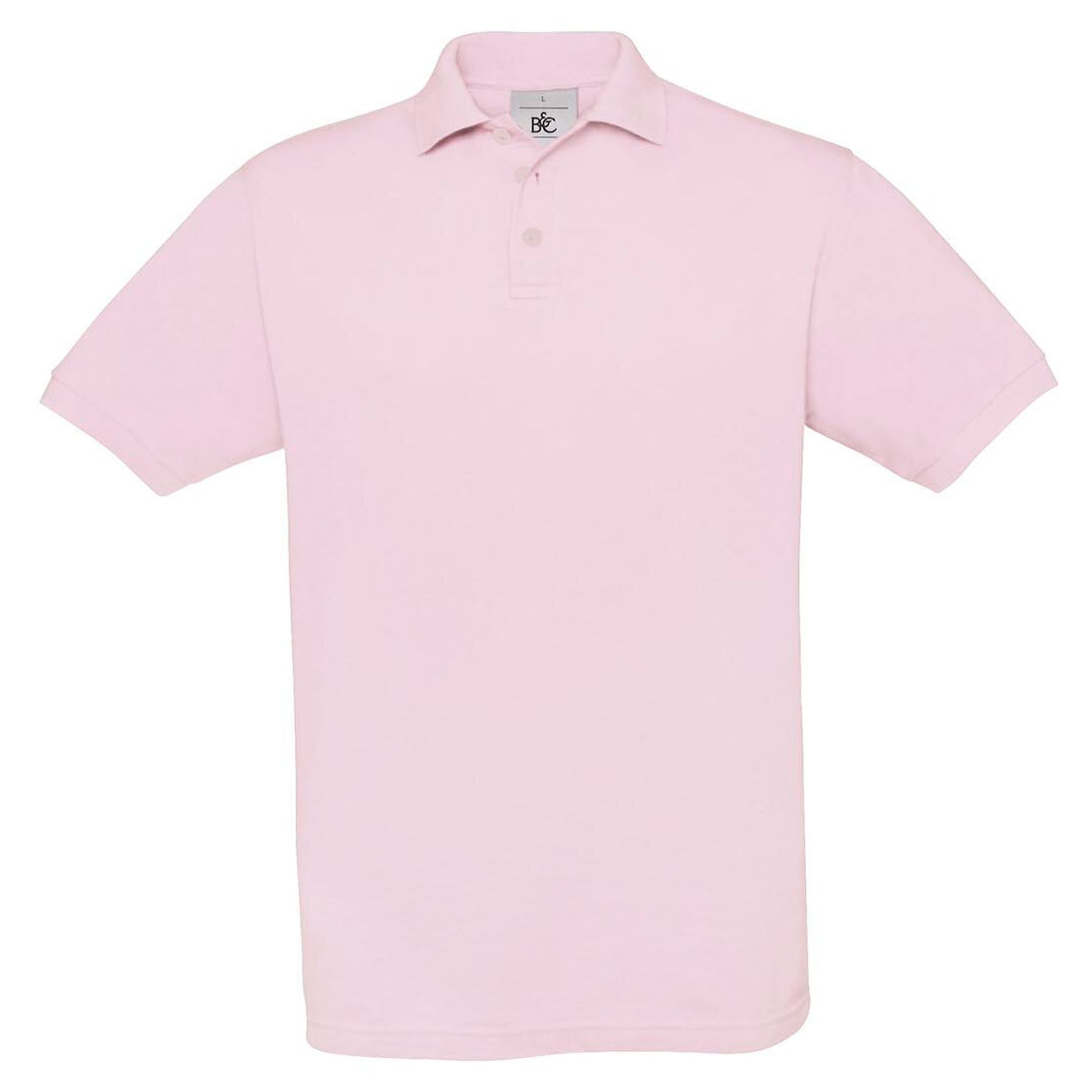 SAFRAN Polo coton boutons pu409 - Pink sixties
