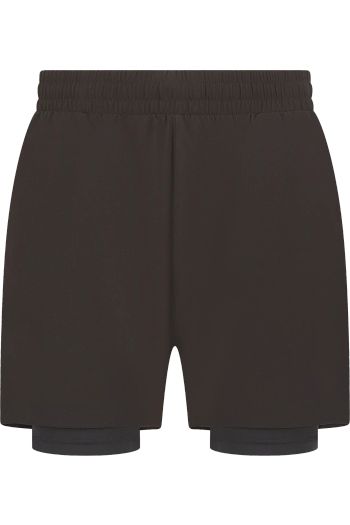 Men's double layer shorts tl615 - Black