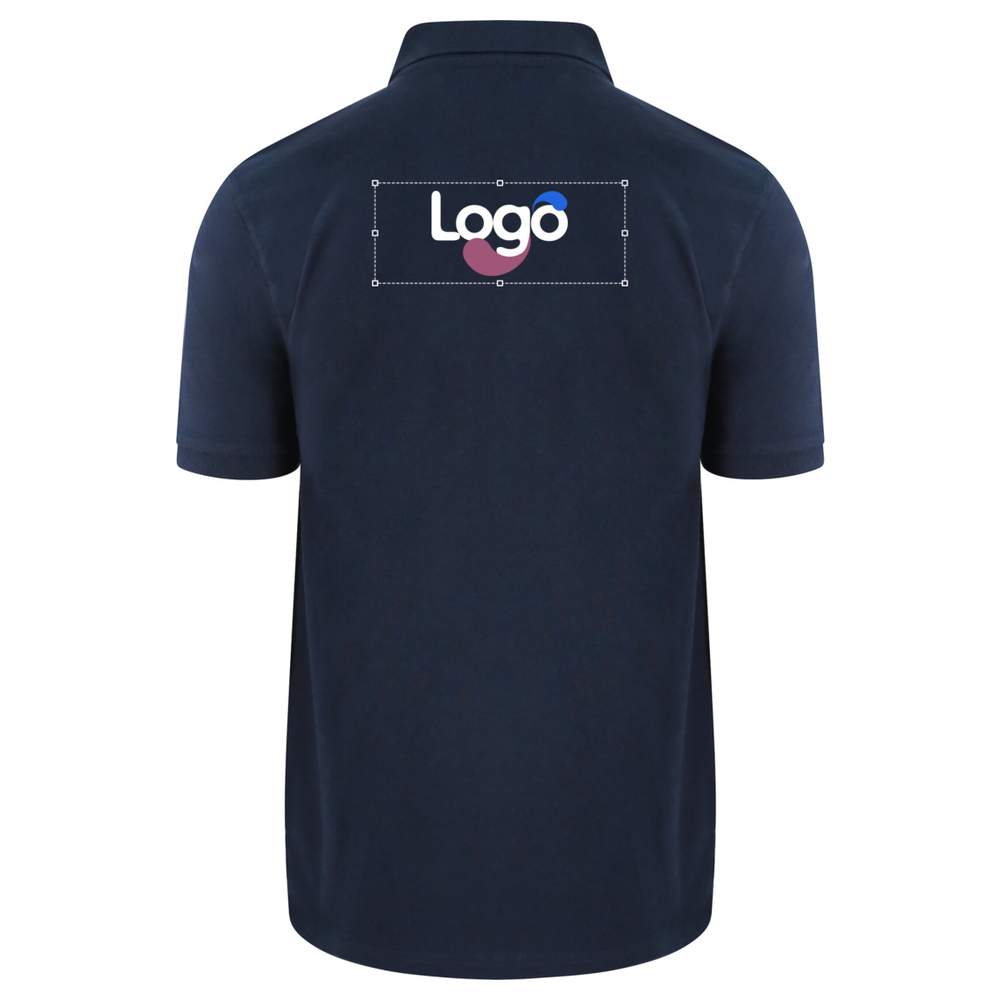Polo de estiramento Polo de algodão elástico spandex jp002 personalização - Navy