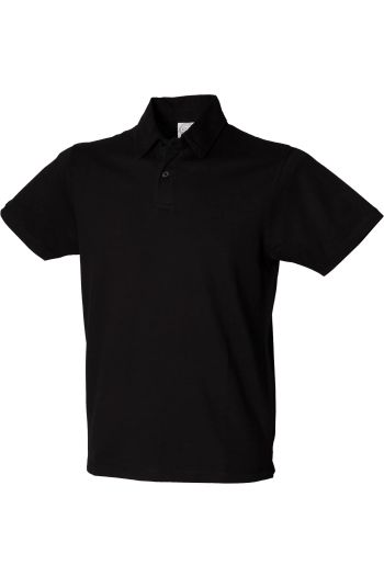Men's short sleeved stretch polo sf042 - Black