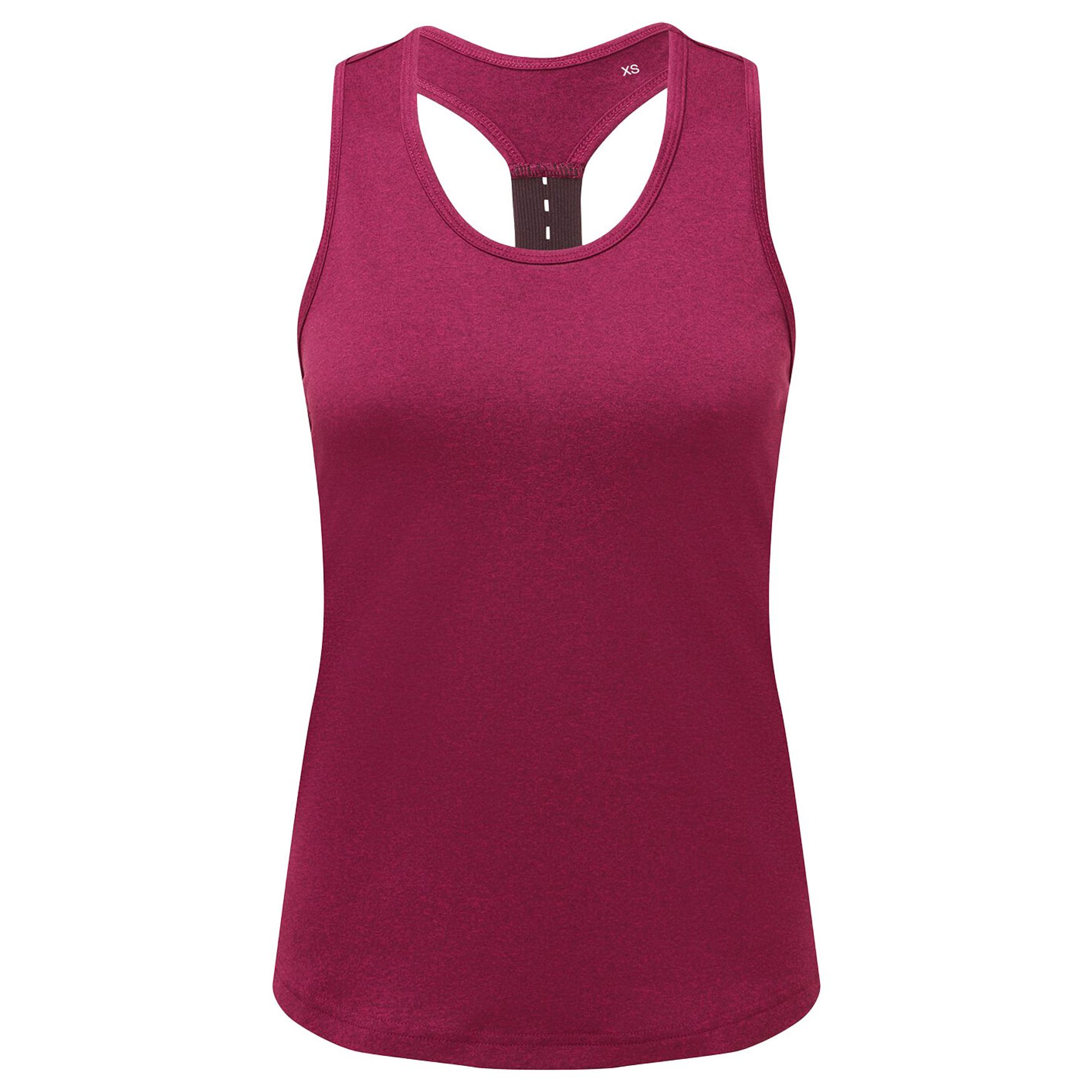 Top de rendimiento mujer espalda nadador tr027 - Raspberry black melange