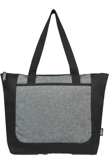 Recycelter buntfarbiger Reclaim Einkaufsbeutel 120657 - Noir / Gris