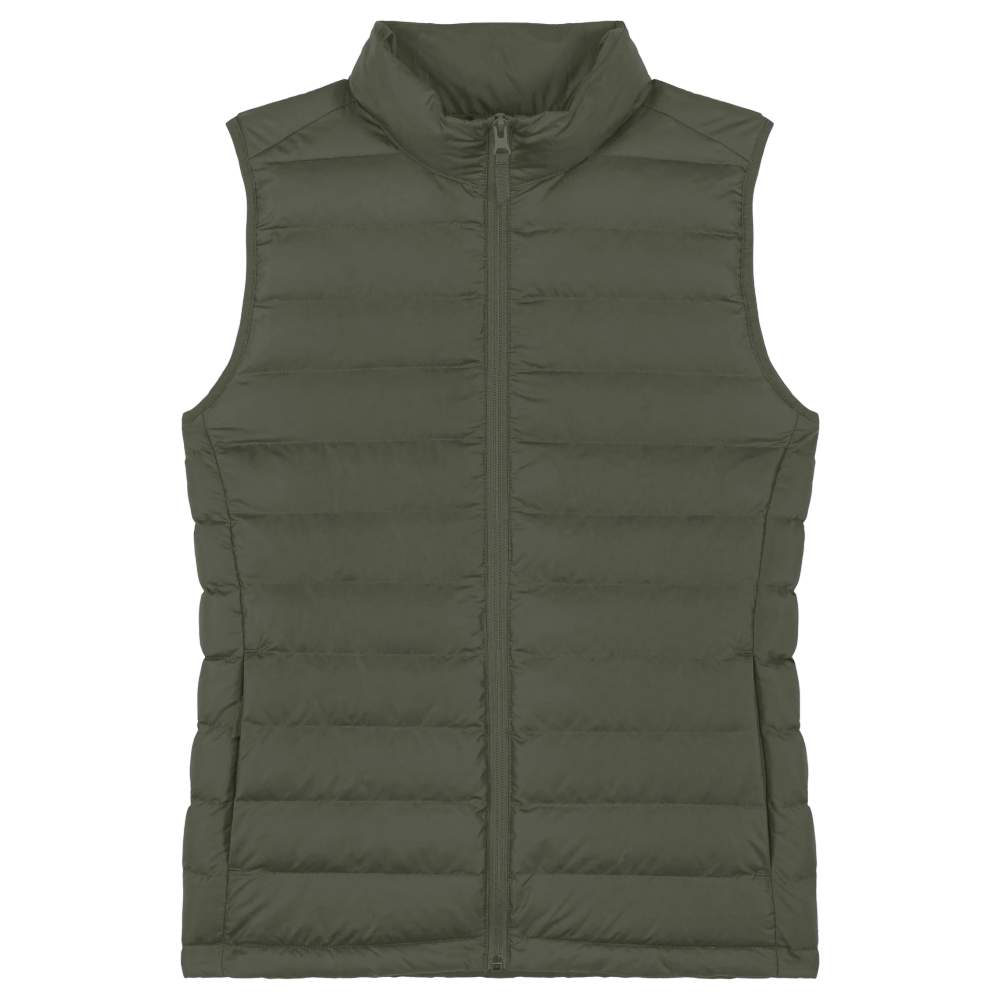 Stella klatrer Jacket uden ærmer til personliggørelse med dit visuelle stjw838 - Khaki