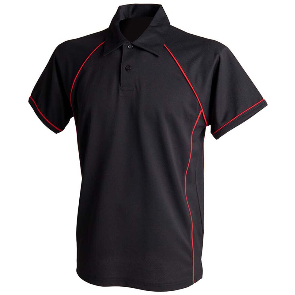 black/red