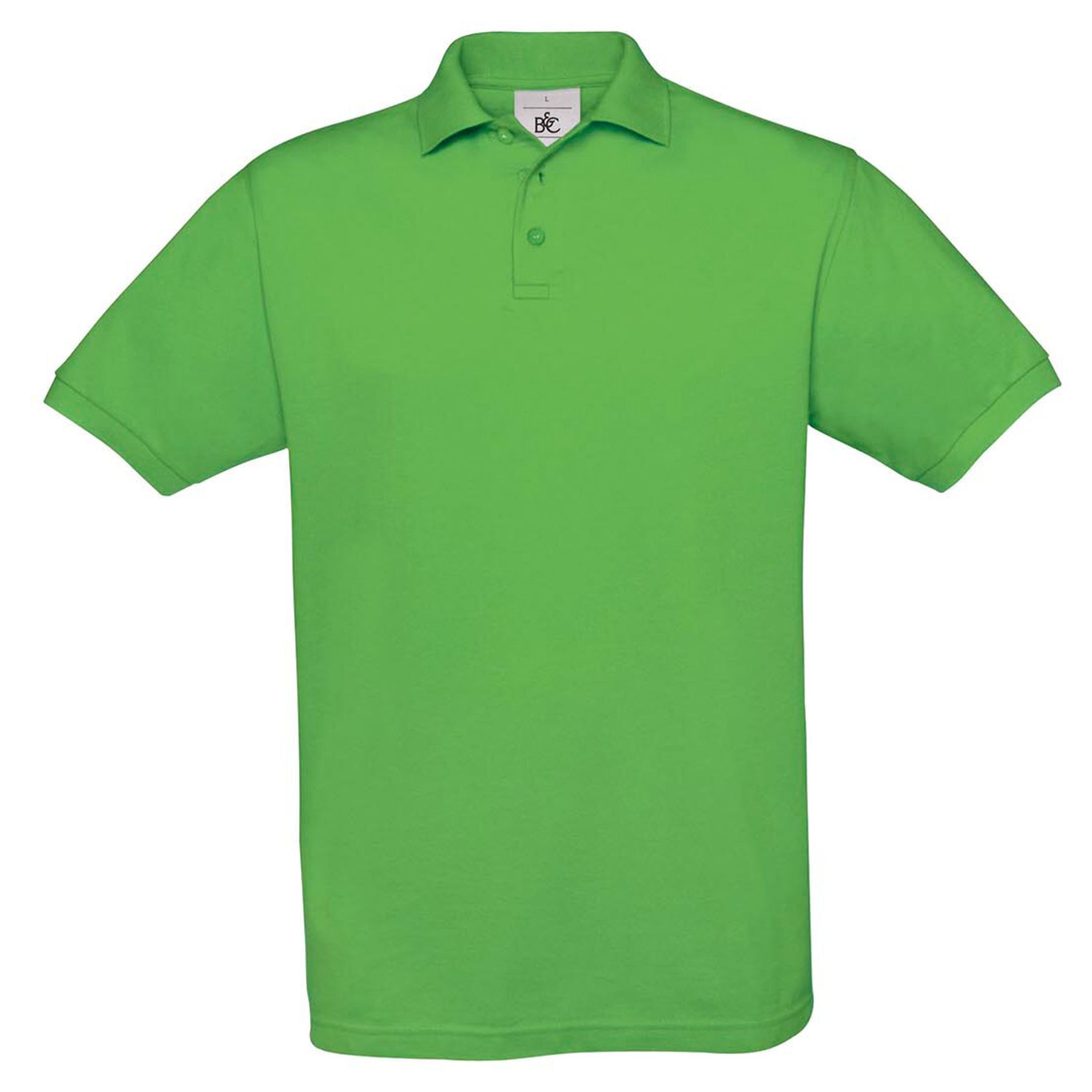 SAFRAN Polo coton boutons pu409 - Real green