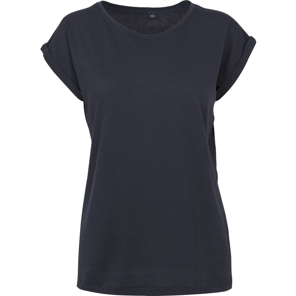 Image produit Damen Tee mit verlängerten Schultern T-Shirt Baumwolle Viskose by021