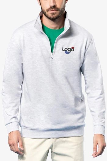 Image produit Sweat-shirt col zippé k478